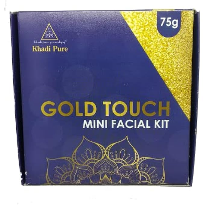 Khadi PURE GOLD TOUCH MINI FACIAL KIT, 75 G - Image 1